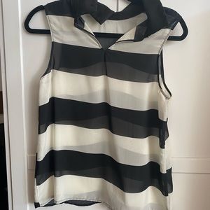 Black and white top